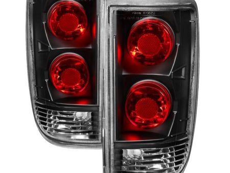 Xtune Tail Lights Chevy Blazer (1995-2005) [Euro Style] Black Clear   Black Smoked   Red Smoked Supply