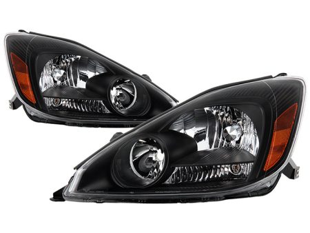 Xtune Headlights Toyota Sienna (06-10) [OEM Style] Black or Chrome w  Amber Turn Signal Light Online Hot Sale