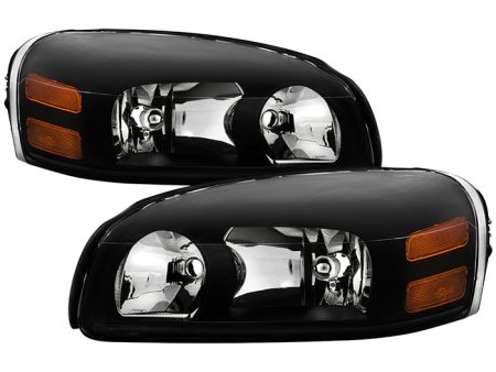 Xtune Headlights Pontiac Montana SV6 (05-09) Black or Chrome w  Amber Signal Light Fashion