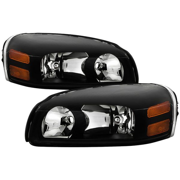 Xtune Headlights Pontiac Montana SV6 (05-09) Black or Chrome w  Amber Signal Light Fashion