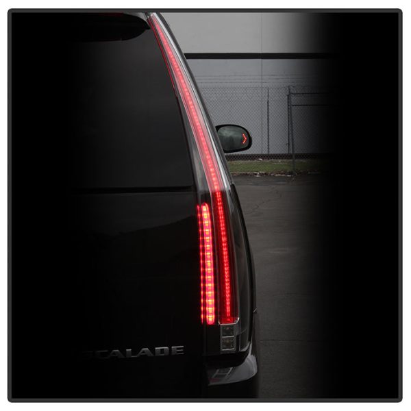 Xtune LED Tail Lights Cadillac Escalade (2007-2014) [LED 2in1] Black Clear  Lens For Cheap