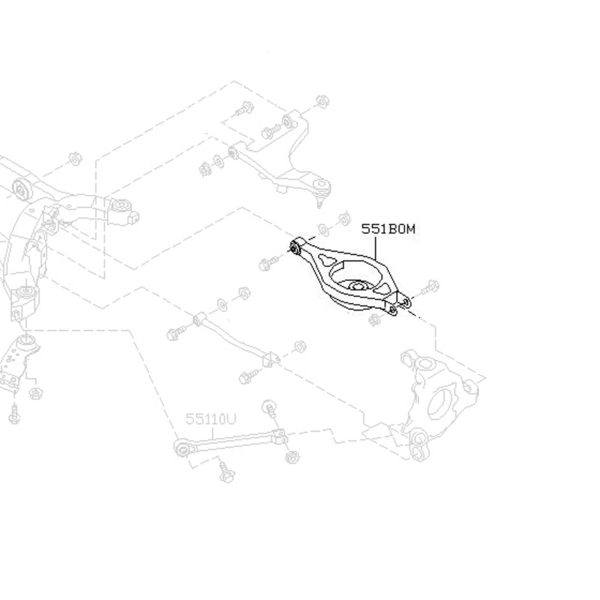 Godspeed Toe Arms Nissan Z RZ34 (2023-2025) Rear Bucket Delete Arms - Pair For Cheap