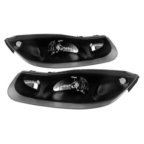 Xtune Headlights Saturn SC Series Coupe (01-02) [OEM Style] Black or Chrome w  Amber Turn Signal Light] Fashion