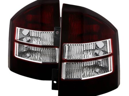 Xtune Tail Lights Jeep Compass (2007-2010) [OEM Style] Red Smoked Online Sale