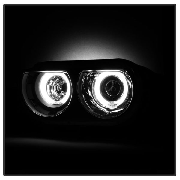 Xtune Projector Headlights Dodge Challenger (2008-2014) CCFL Halo - Black Online Sale