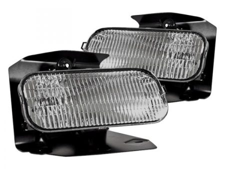 Winjet Fog Lights Ford F250 (1999-2003) Clear Hot on Sale