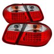 Xtune LED Tail Lights Mercedes W208 CLK (1998-2002) Red Clear Discount