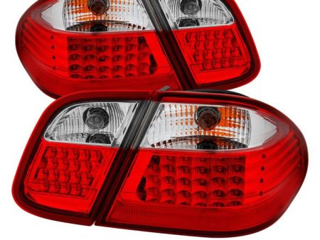 Xtune LED Tail Lights Mercedes W208 CLK (1998-2002) Red Clear Discount