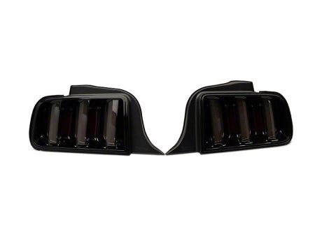 Raxiom Tail Lights Ford Mustang S197 (2005-2010) [Vector V2 LED] Black Housing  Smoked Lens Discount