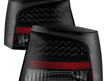 Xtune LED Tail Lights Dodge Charger (2009-2010) Black Housing   Smoke Lens Online now