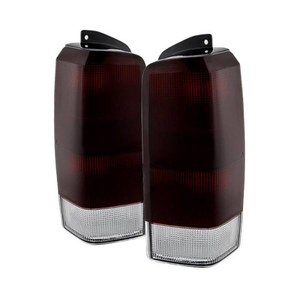 Xtune Tail Lights Jeep Cherokee (1997-2001) [OEM Style] Red Smoked Sale