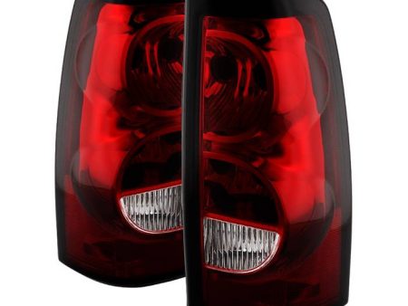 Xtune Tail Lights Chevy Silverado (03-07) [OEM Style] Red Clear or Red Smoked Online now