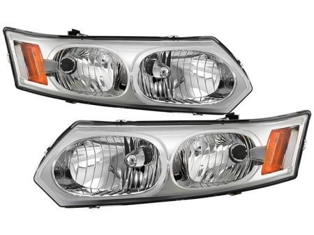 Xtune Headlights Saturn ION Sedan (2003-2007) [OEM Style] Black Supply