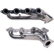 BBK Shorty Headers Chevy GMC Truck SUV V8 6.0L (99-13) [1-3 4   CARB SMOG Legal] Titanium or Polished Silver Ceramic Fashion