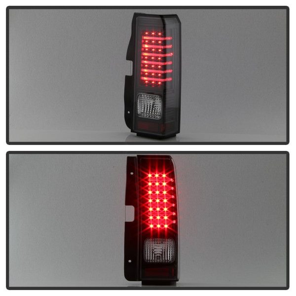 Xtune LED Tail Lights Hummer H3 (2006-2009 ) Black or Chrome Housing Discount