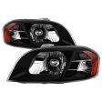 Xtune Headlights Pontiac Wave (07-09) [OEM Style - Notchback Model] Black w  Amber Corner Light on Sale