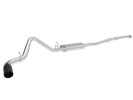 aFe Exhaust Chevy Silverado   GMC Sierra 1500 L4 (2019-2022) 3  Apollo GT Series in 409 Stainless Steel w  Single Tip Online now