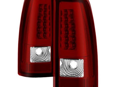 Xtune LED Tail Lights Chevy Silverado (03-06) Silverado Classic (2007) [Light Bar Style] Black or Chrome Housing Discount