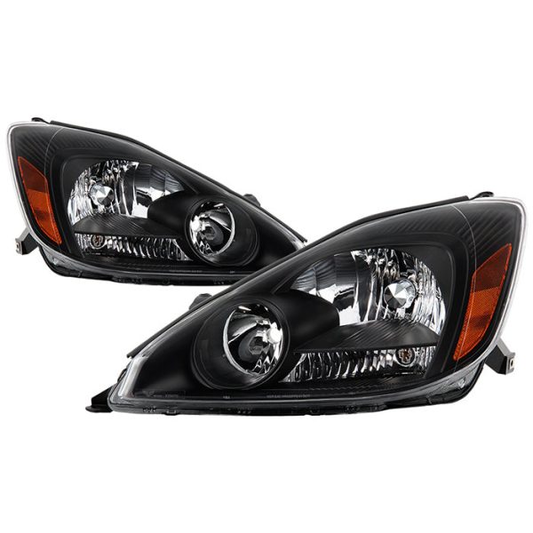 Xtune Headlights Toyota Sienna (04-05) [OEM Style] Black or Chrome w  Amber Turn Signal Light Online now