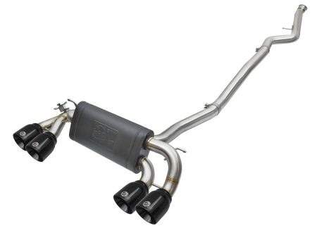 aFe Exhaust BMW M2 (2016-2018) 3  to 2.5  Mach Force-XP Series in 304 Stainless Steel w  Quad Tips Sale