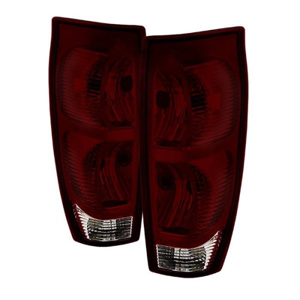 Xtune Tail Lights Chevy Avalanche (02-06) [OE Style] Chrome Housing   Red Smoke Lens Sale